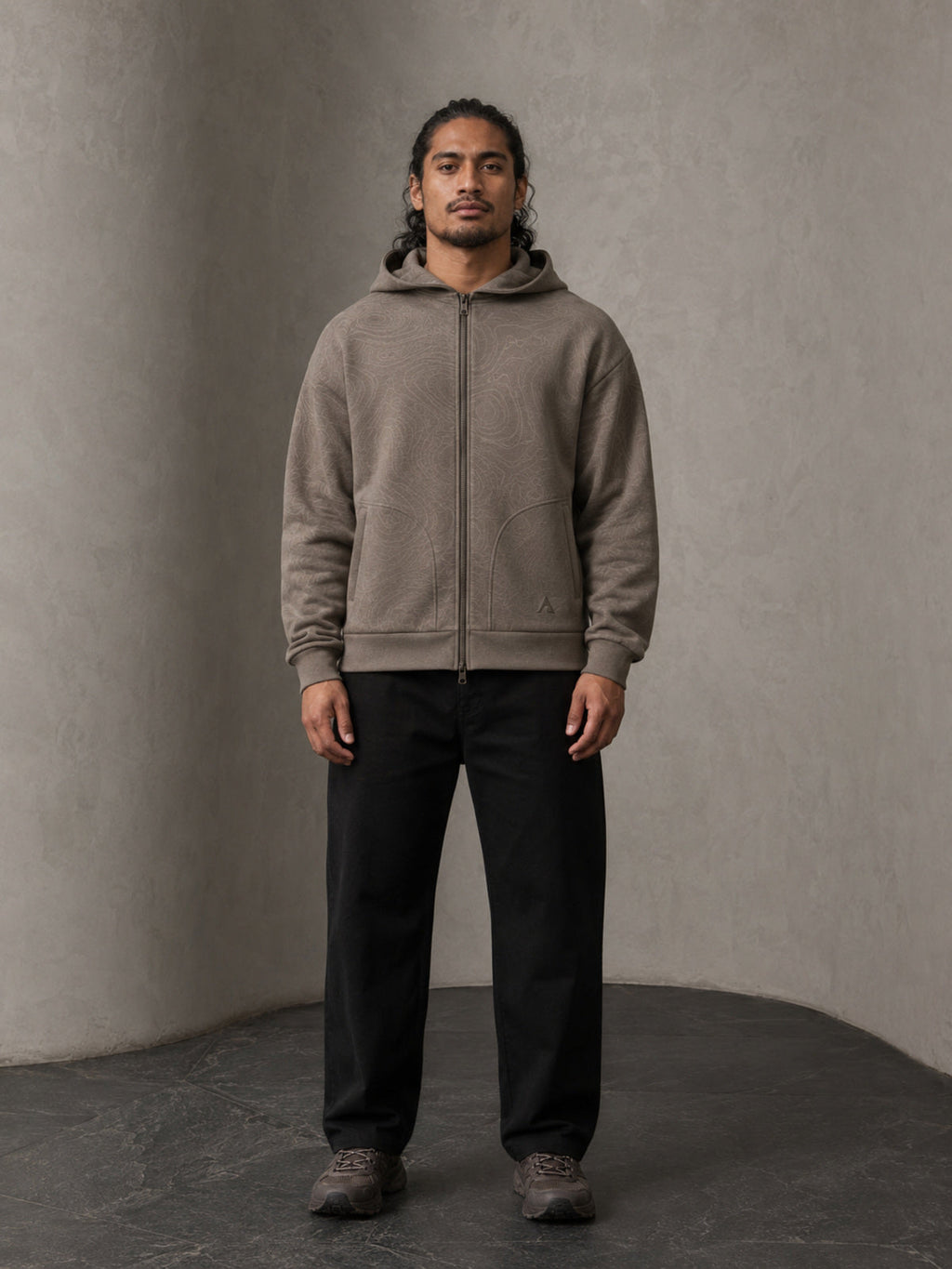 Akumi Terrain Crop Zip Hoodie product image 1 of 8