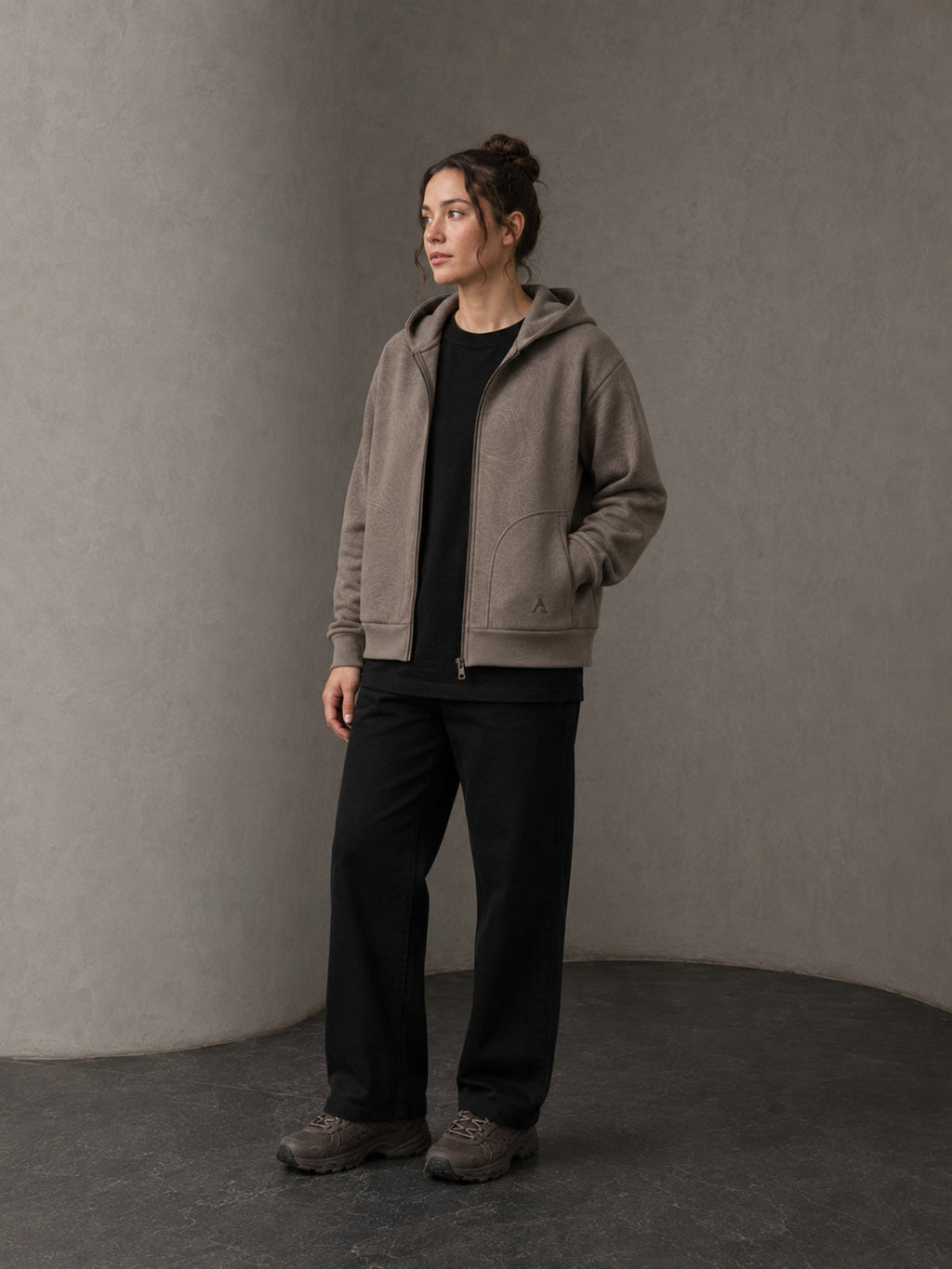 Akumi Terrain Crop Zip Hoodie product image 4 of 8