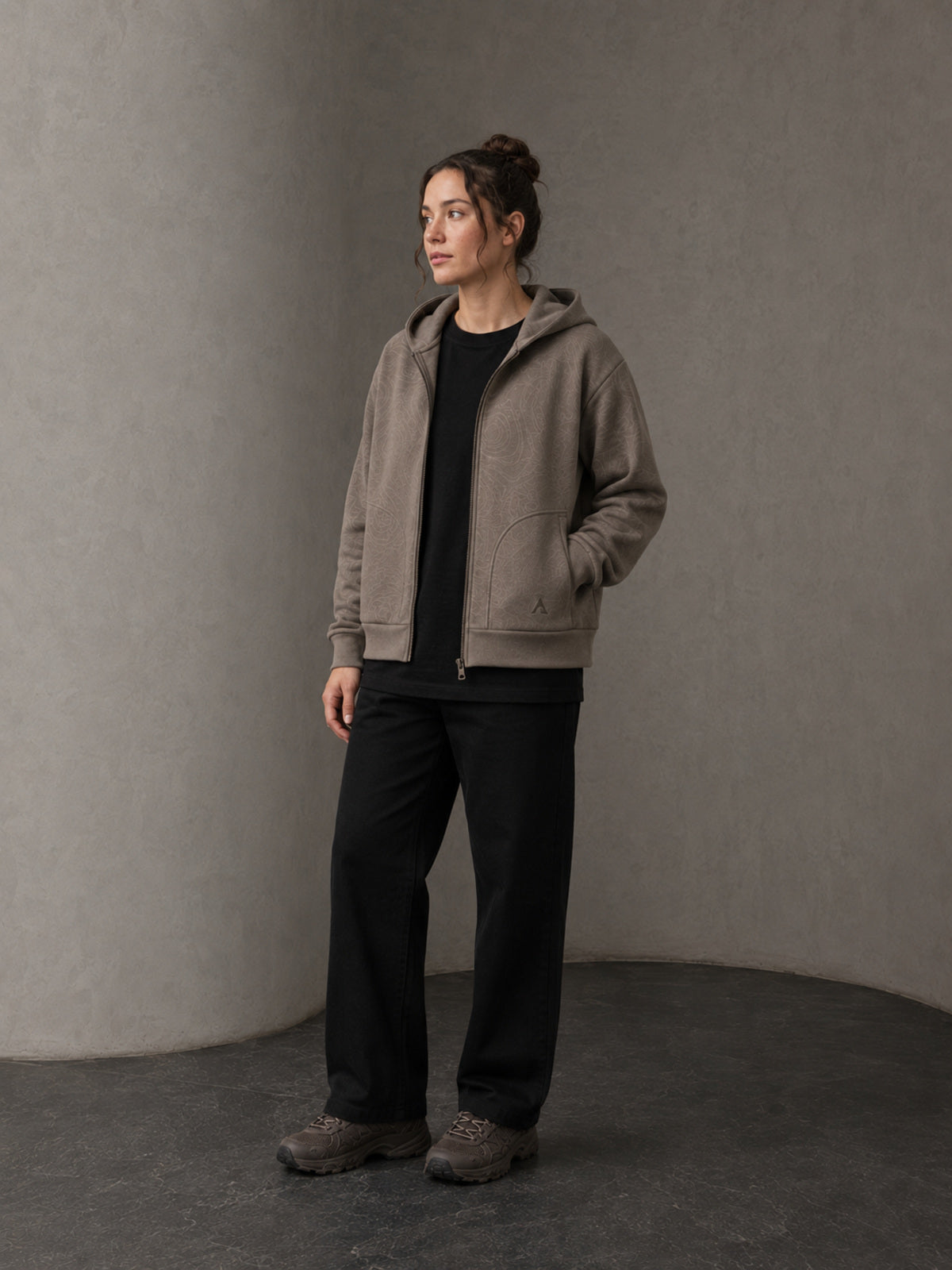 Akumi Terrain Crop Zip Hoodie product image 4 of 8