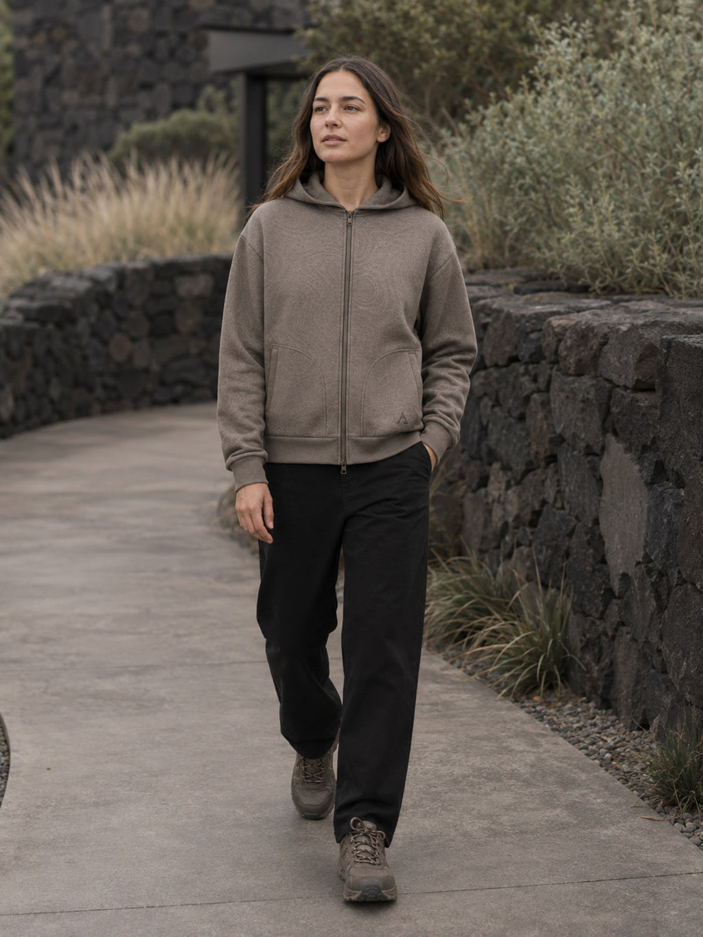 Akumi Terrain Crop Zip Hoodie product image 7 of 8