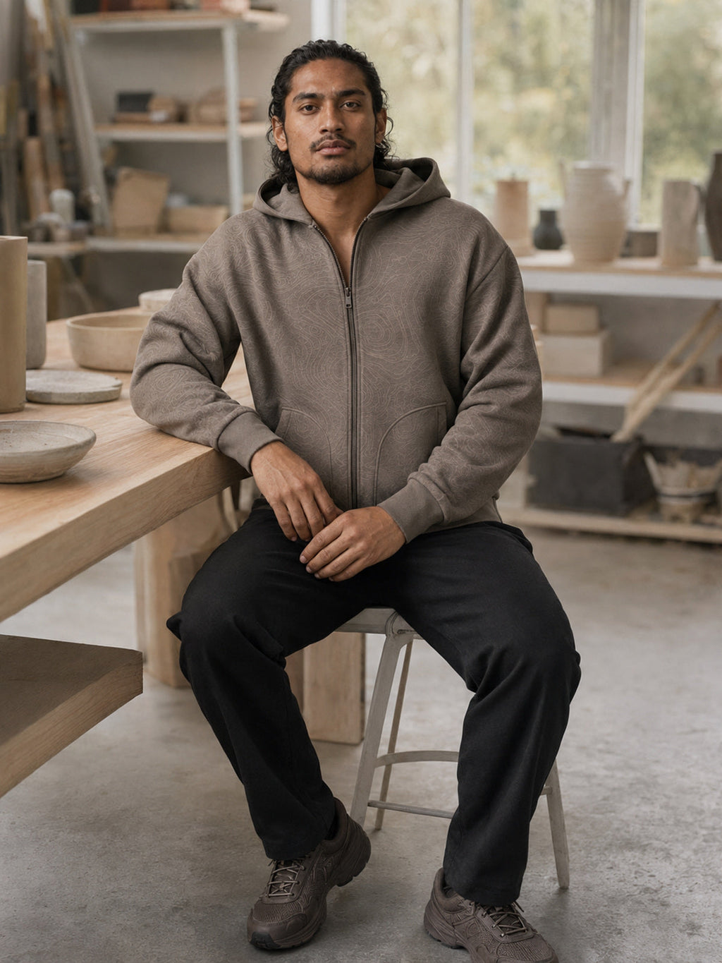 Akumi Terrain Crop Zip Hoodie product image 8 of 8