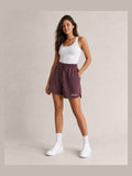 Mulberry##Akumi After Class Fleece Short, front hero