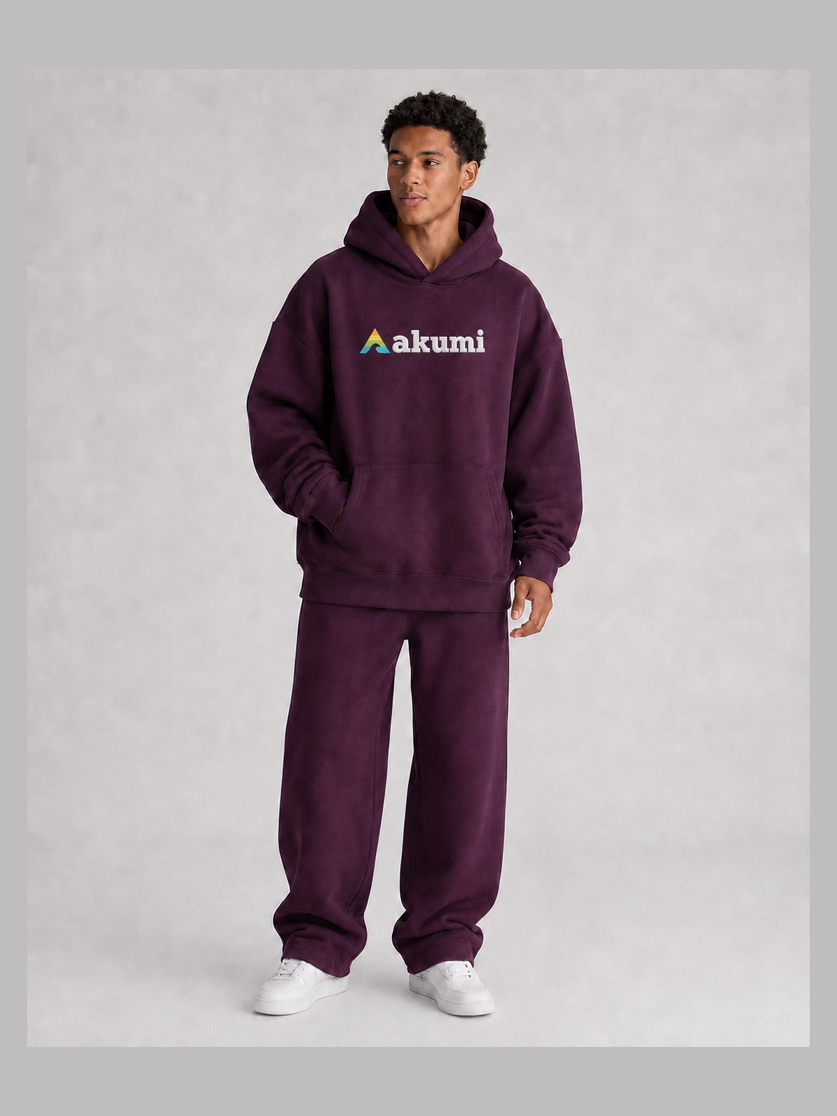 Mulberry##Akumi After Class Hoodie, lifestyle