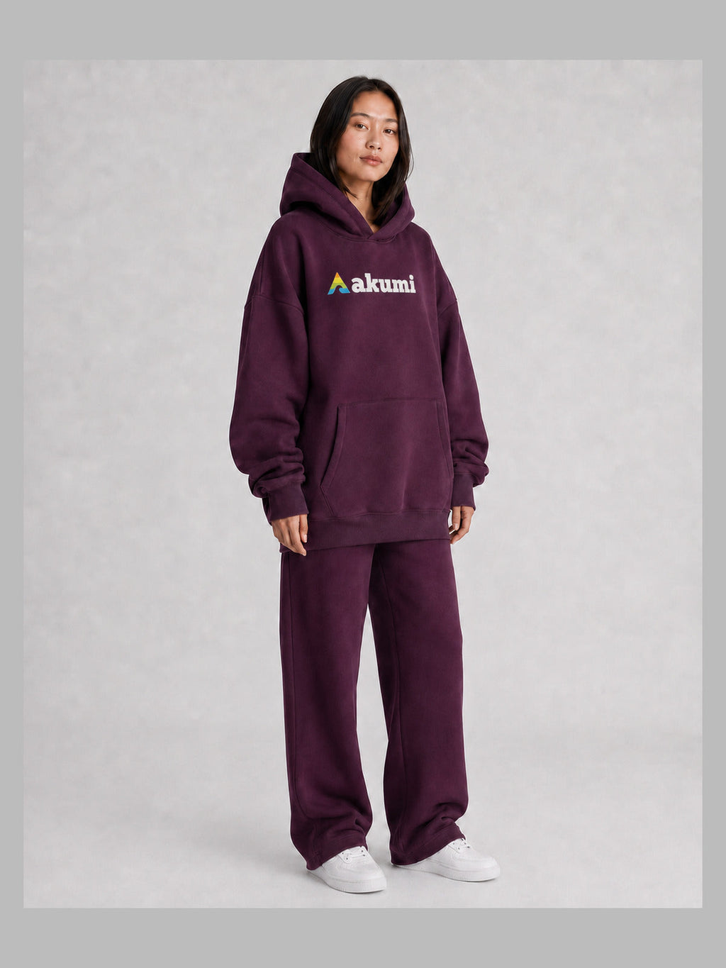 Mulberry##Akumi After Class Hoodie, side