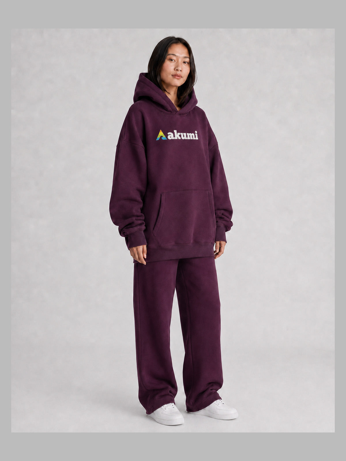 Mulberry##Akumi After Class Hoodie, side