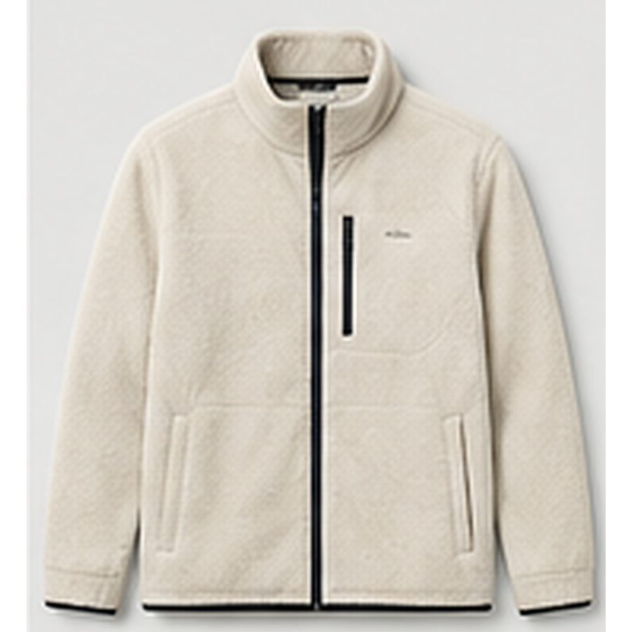 Akumi Alpine Fleece Shirt Jacket front detail.