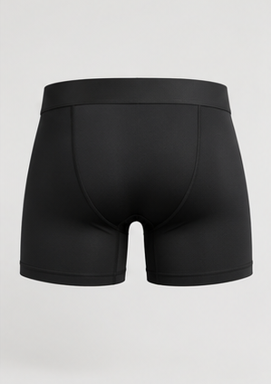 AI-generated Akumi concept render of Axis Performance Boxer Brief 5 inch, back view.