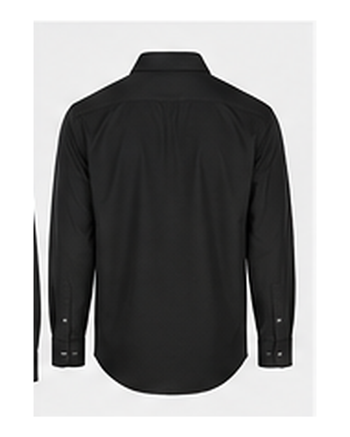 AI-generated Akumi concept render of Balance Button Down, back view.