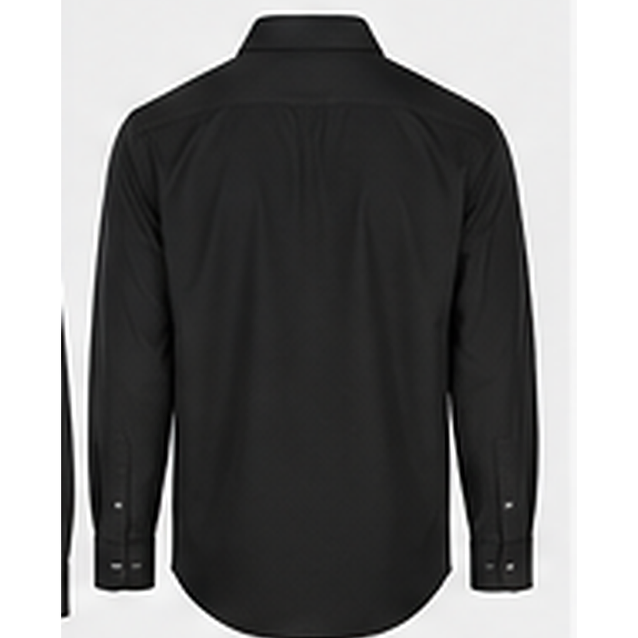 Akumi Balance Button Down back detail.