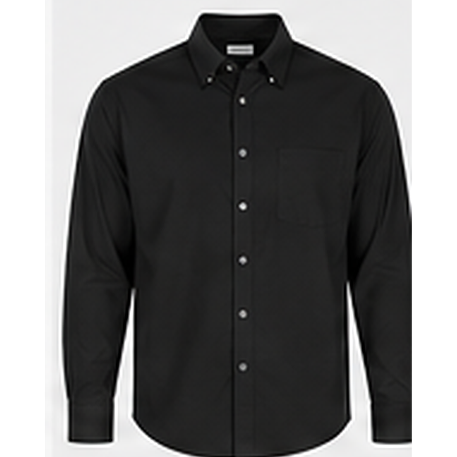 Akumi Balance Button Down front detail.