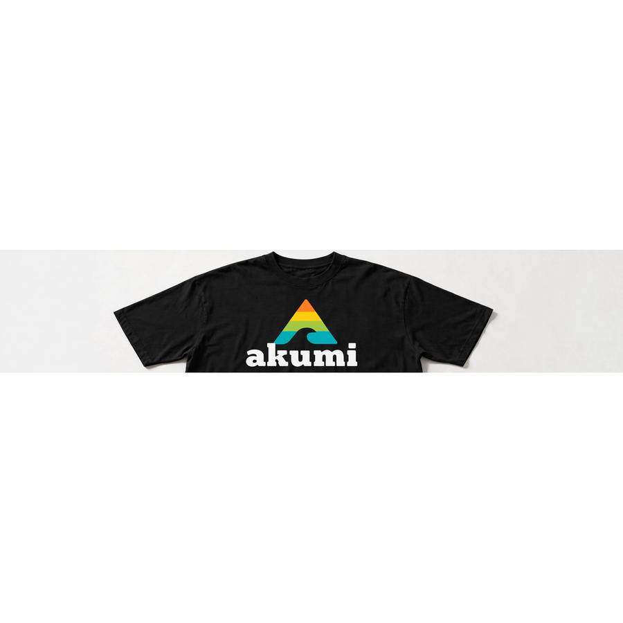 Akumi Balance Graphic Tee detail.