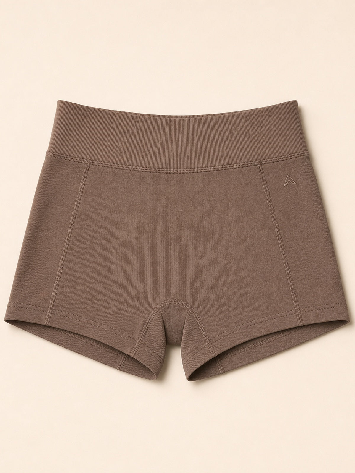 Akumi Bareform Modal Short in Soft Umber front product flat lay