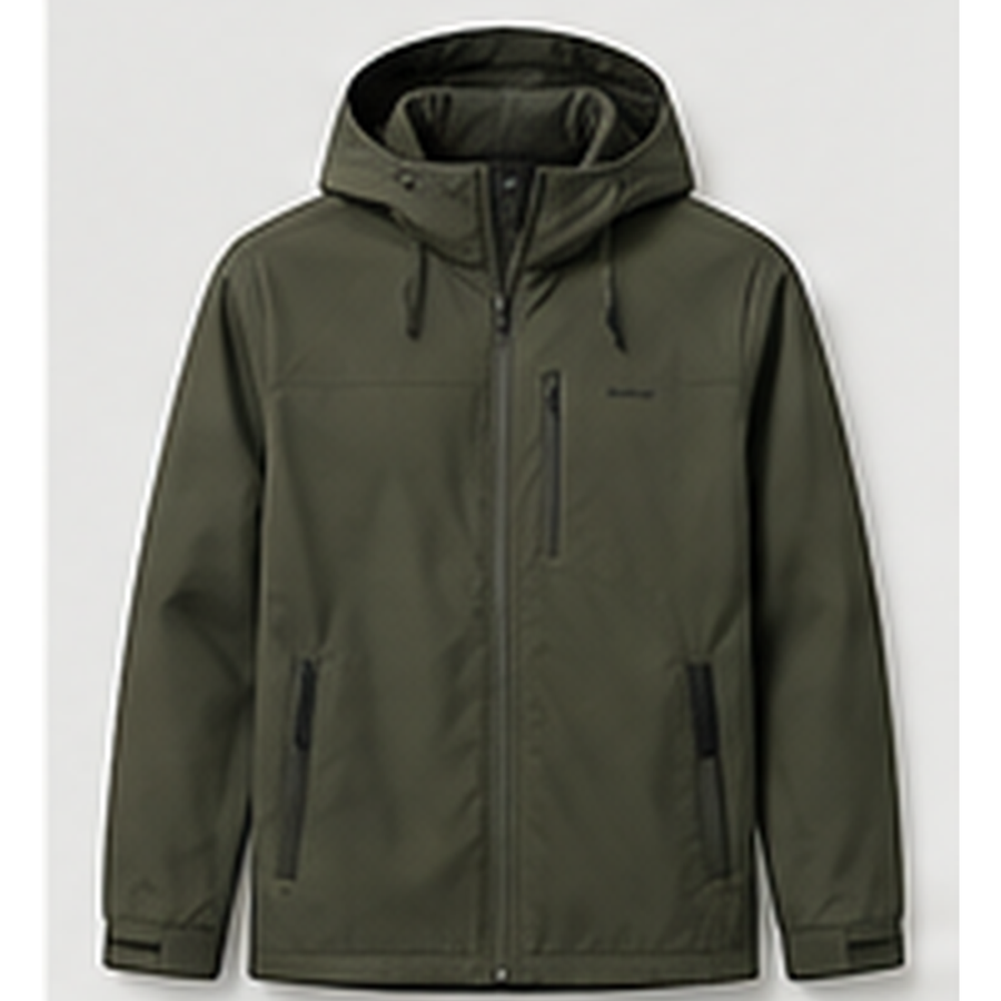 Akumi Coast Rain Jacket front detail.