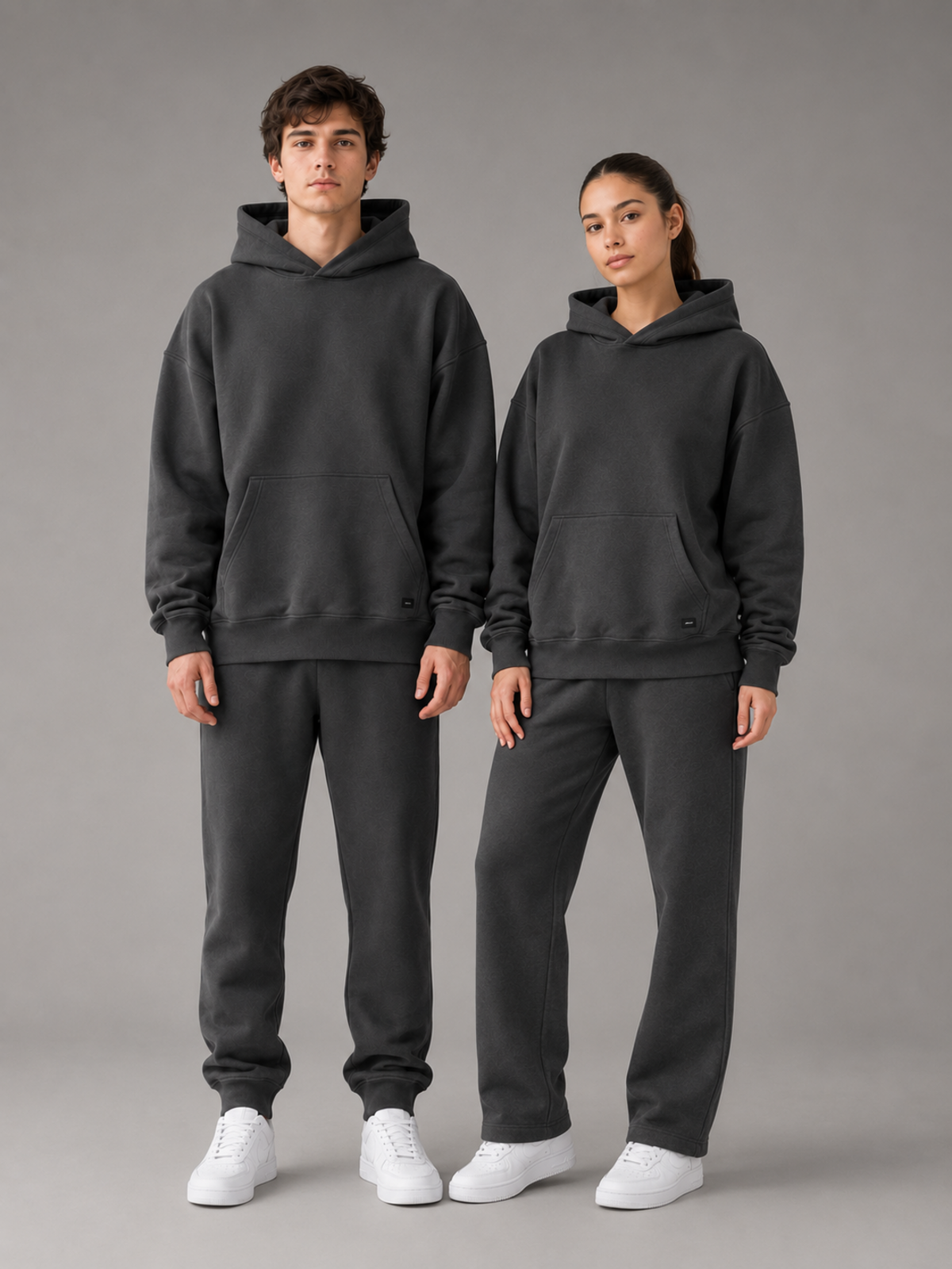 Men's and women's unisex fit of Akumi Collegiate Motion Hoodie