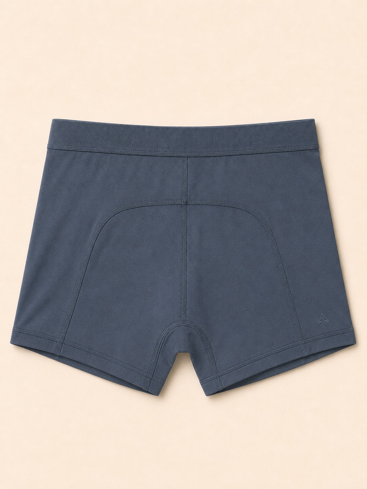 Akumi Coreline Modal Boxer Brief in Riverstone back product flat lay