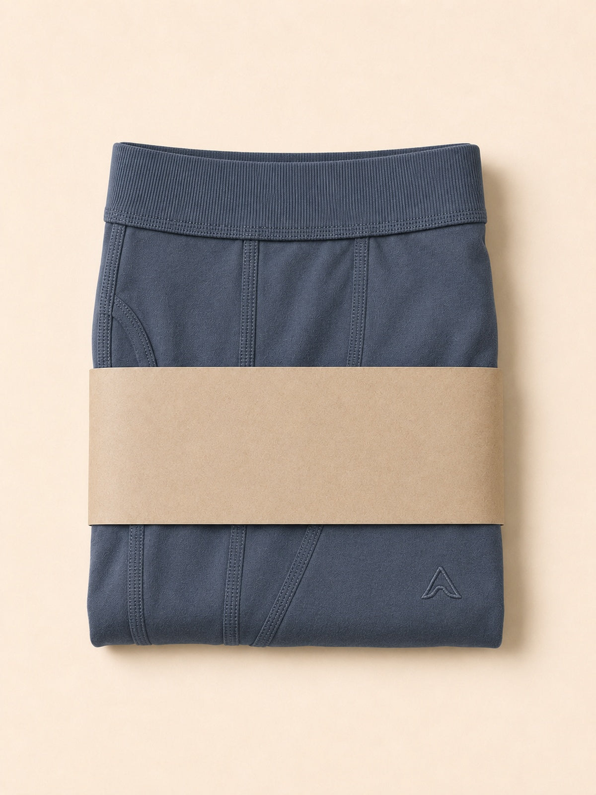 Akumi Coreline Modal Boxer Brief in Riverstone folded packaging product shot