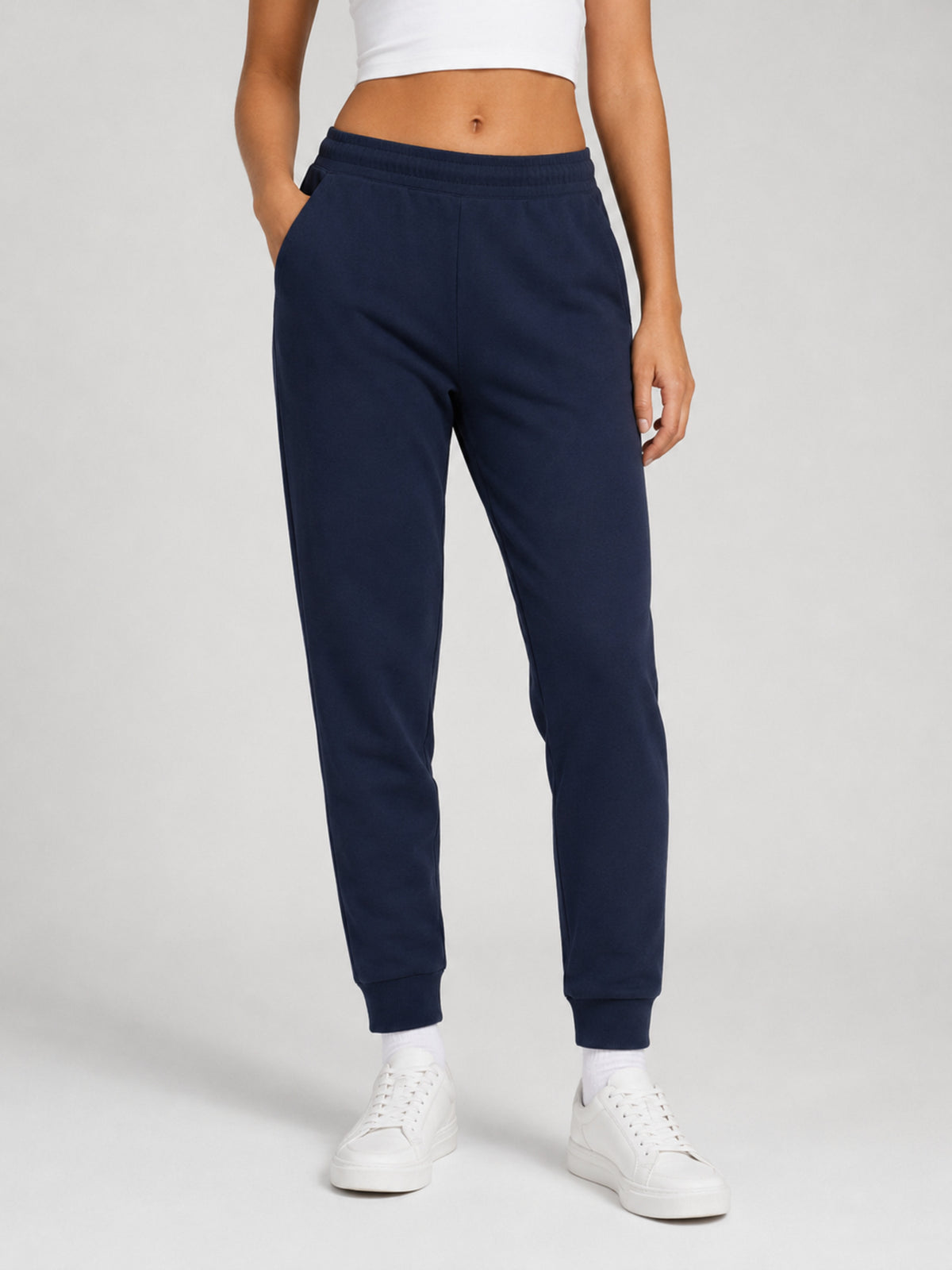 Akumi Dayform Jersey Jogger in Deep Navy front crop