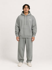Akumi Driftline Lightweight Hoodie in Canyon Fog, straight front studio view