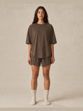 Akumi Driftline Lounge Tee in Umber Smoke, women’s front view