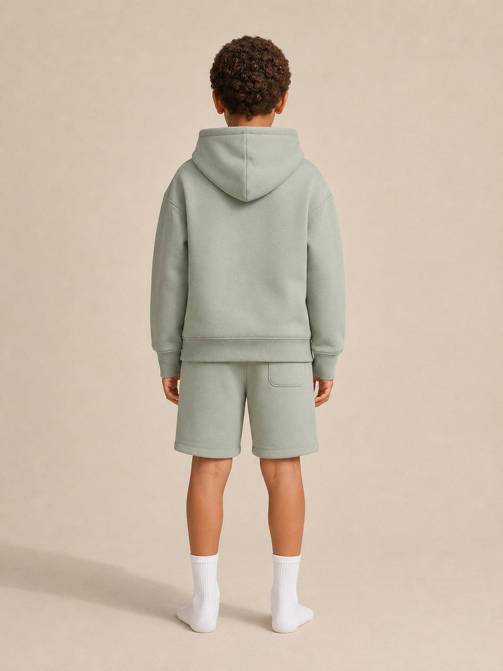 Akumi Little Driftlight Short in Cloud Sage back set view