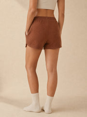 Akumi Morrow Thermal Lounge Short in Copper Haze back crop
