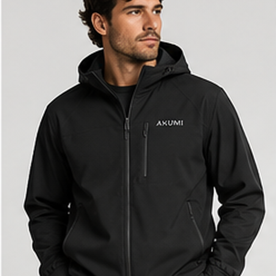Akumi Motion Element Jacket front detail.