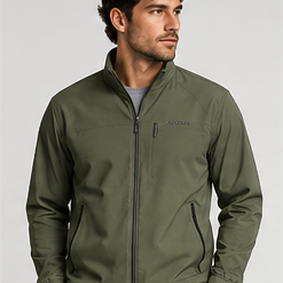 Akumi Motion Track Jacket front detail.