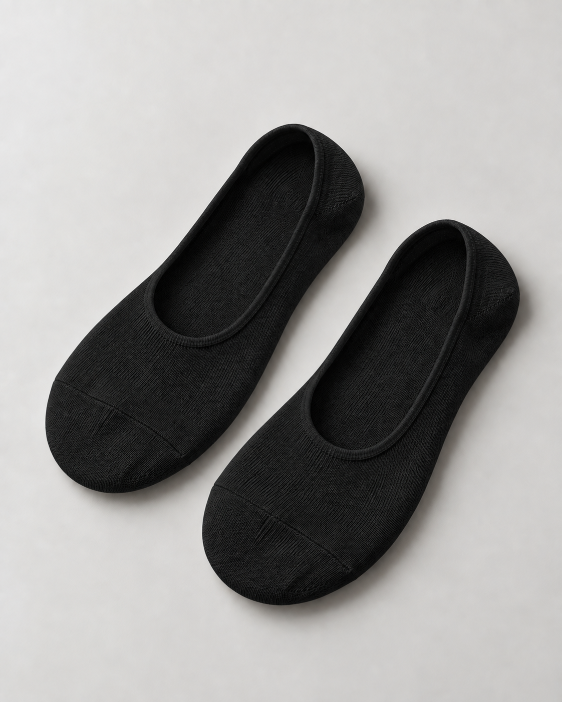 Concept mockup: Black Akumi Everyday No-Show Sock pair.