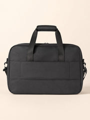 Akumi Portline 24L Travel Tote Ash Black rear luggage sleeve view