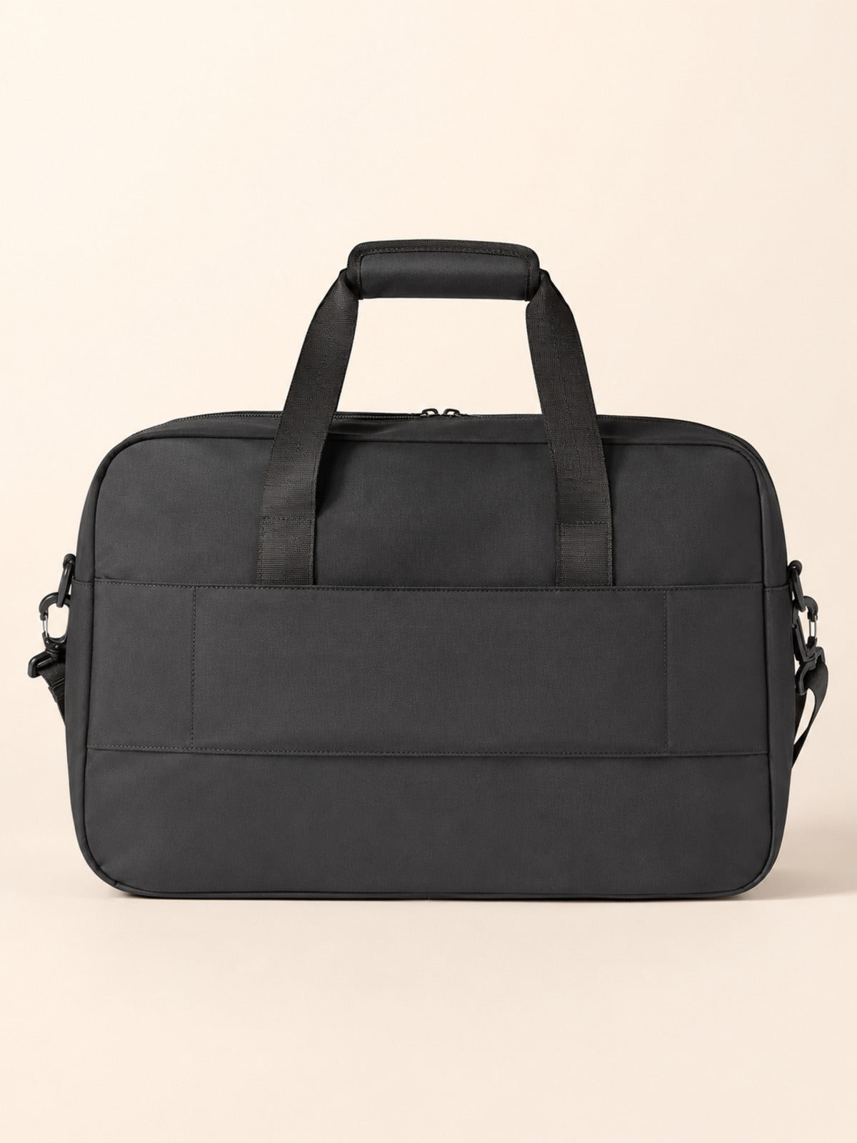 Akumi Portline 24L Travel Tote Ash Black rear luggage sleeve view