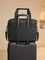 Akumi Portline 24L Travel Tote Ash Black suitcase sleeve view
