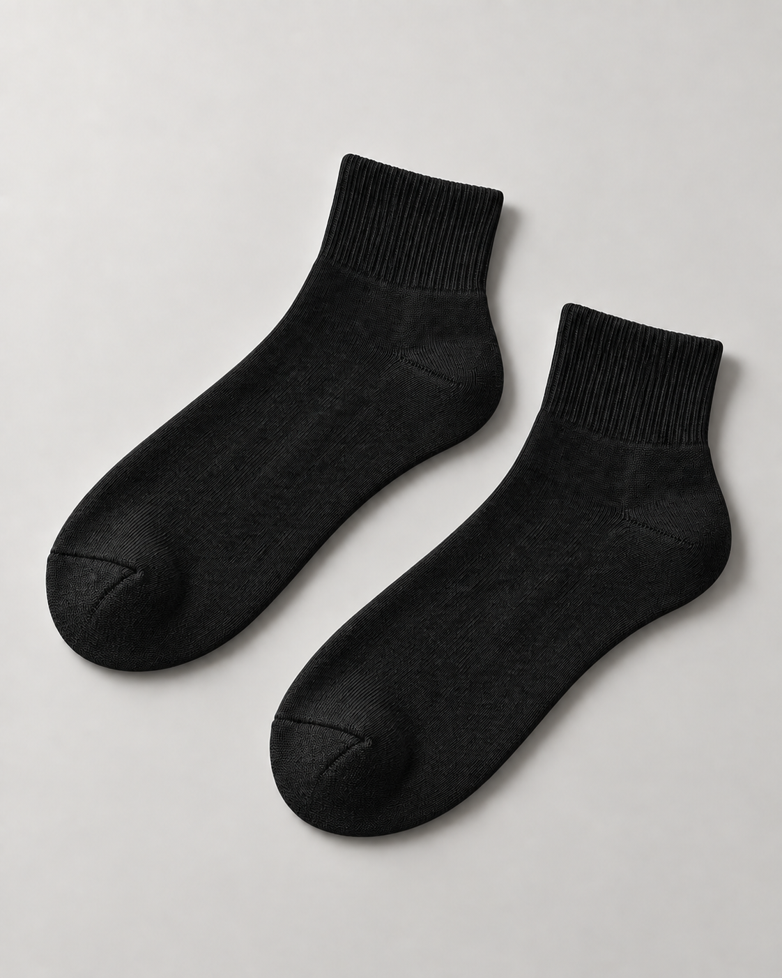 Concept mockup: Black Akumi Everyday Quarter Sock pair.