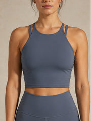 Akumi QuietForm Crossline Tank in Mineral Slate front hero view