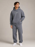 Akumi Reserve Pocket Hoodie in Harbor Ash male front three-quarter studio hero