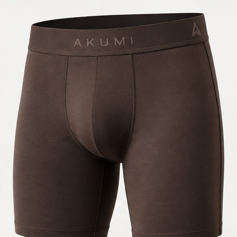 Akumi Soft Balance Boxer Brief 7 inch front detail.
