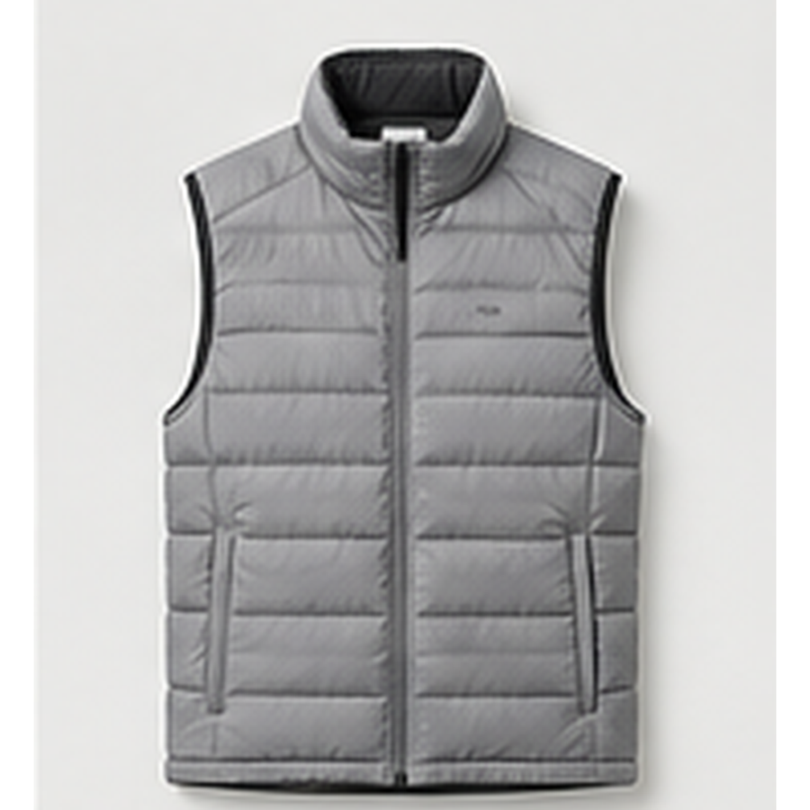 Akumi Summit Insulated Vest front detail.