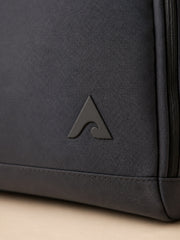 Akumi Traverse 25L Weekender Bag tonal A-wave patch detail