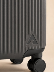 Akumi Wayline Carry-On Luggage Drift Graphite tonal A-wave shell detail