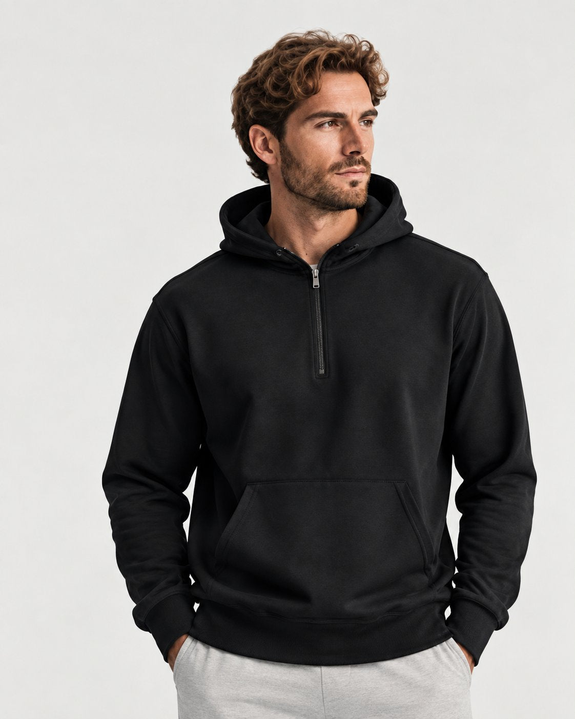 Balance Half-Zip Hoodie studio image
