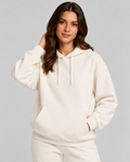 Balance Hoodie cream front view