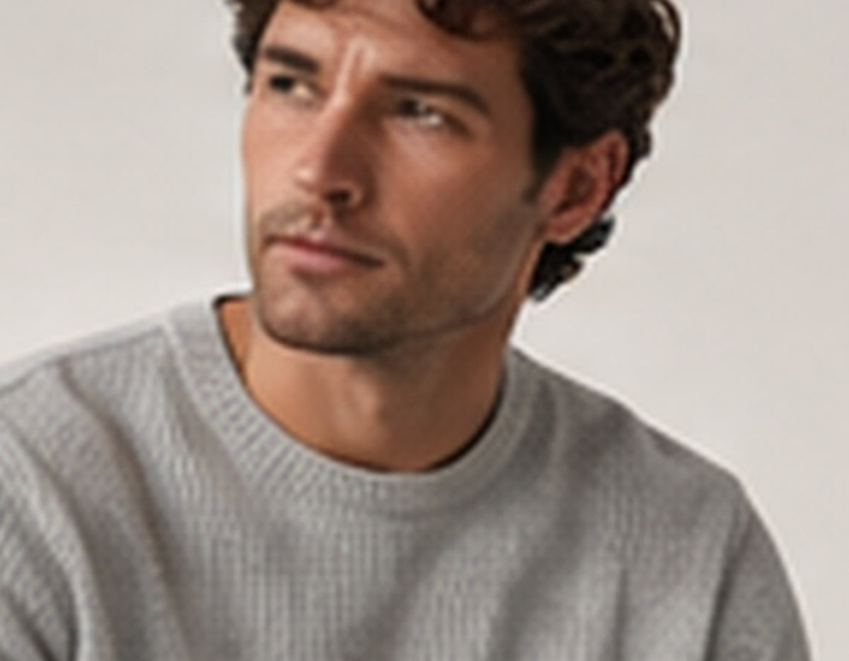 Coast Midweight Rib Sweater neckline and upper-body detail