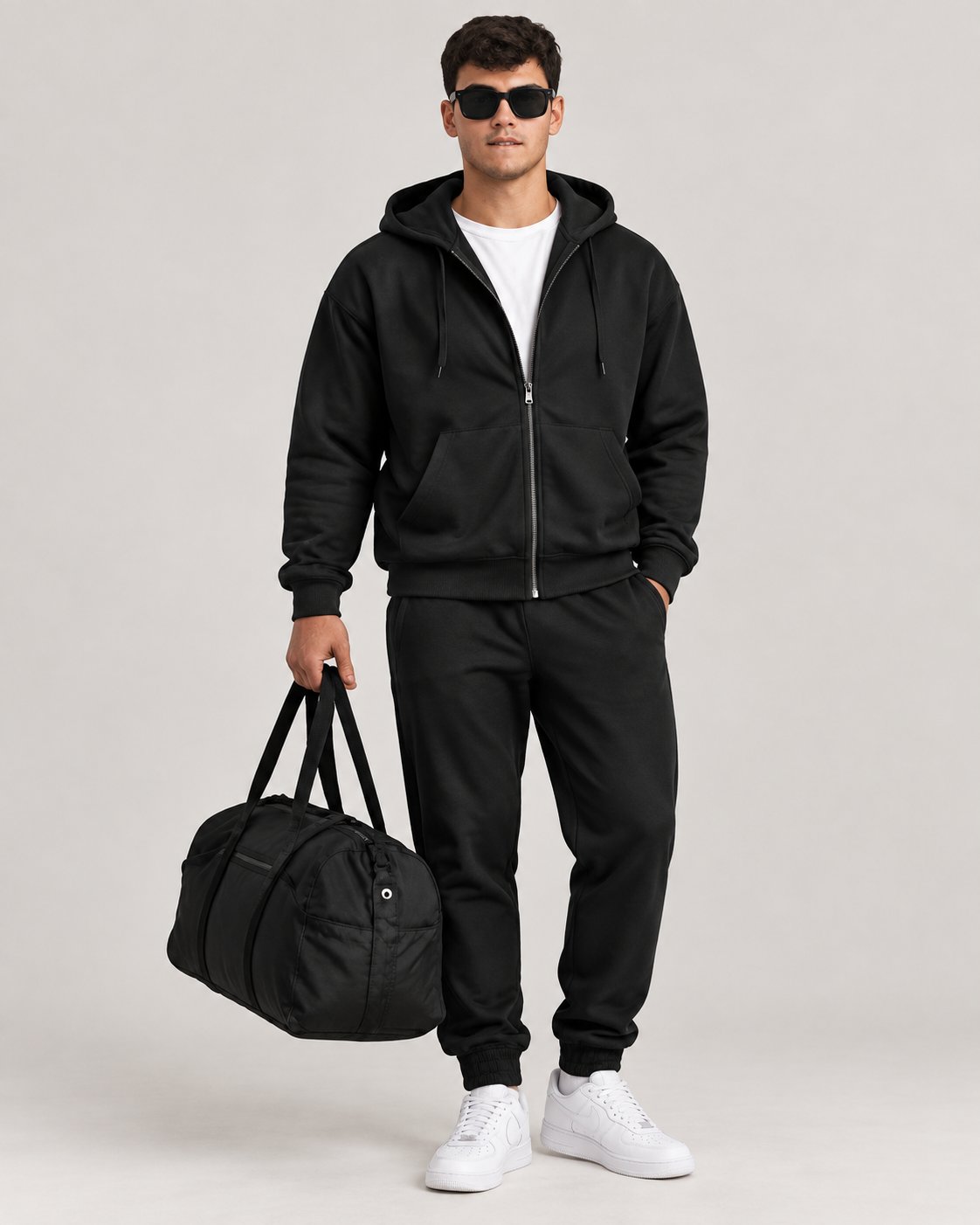 Core Zip Jogger Set alternate studio view - Akumi