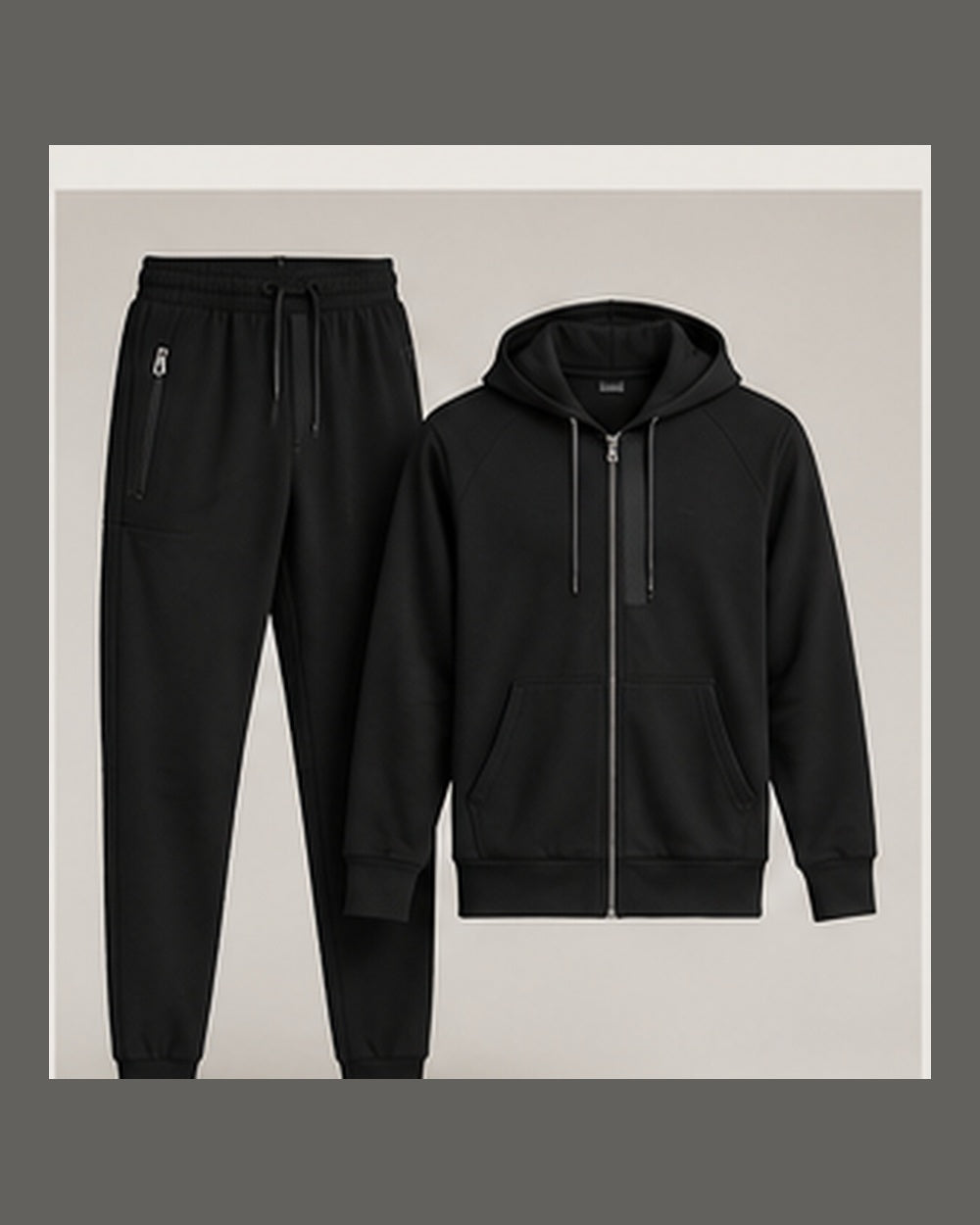Core Zip Jogger Set detail view - Akumi