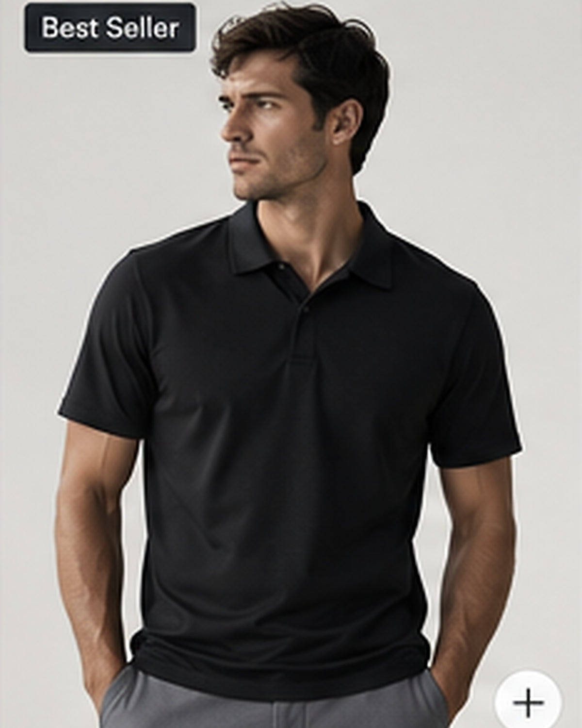 Motion Performance Polo alternate studio view