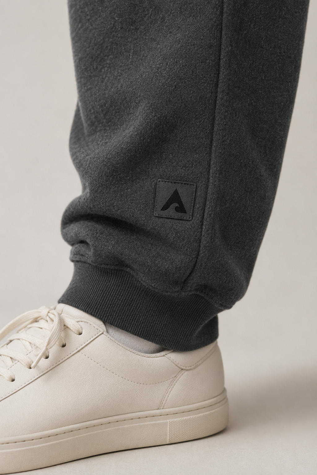 Quiet Form Sweatpants Akumi logo and cuff detail