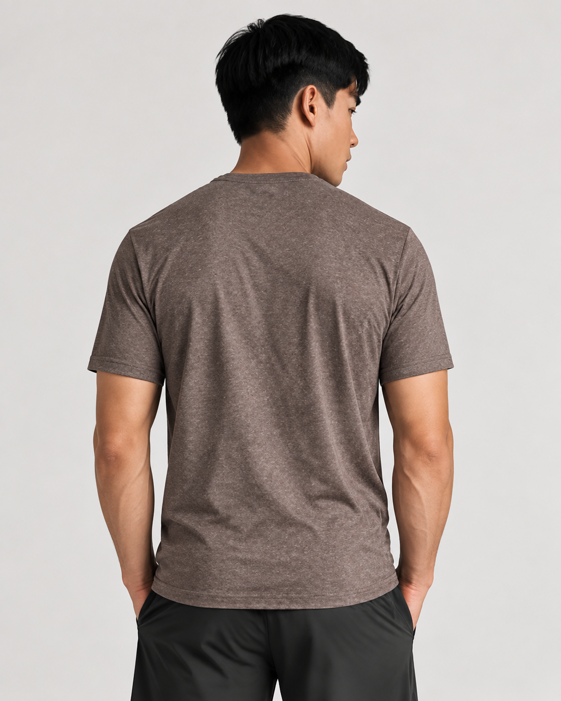 Recycled Wool Performance Tee alternate studio view