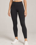 Generated concept: Akumi Still High-Rise Legging in Black, front studio view