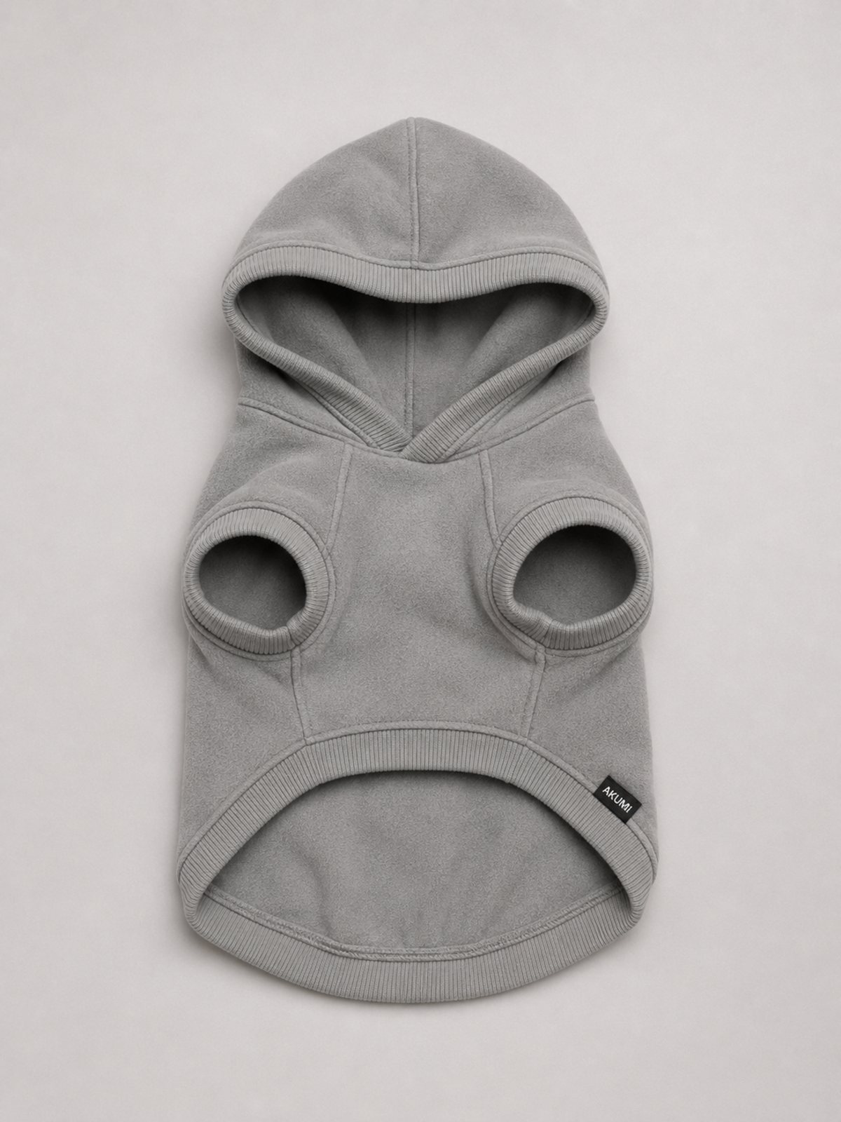 Stillform Pet Hoodie in Mineral, flat lay