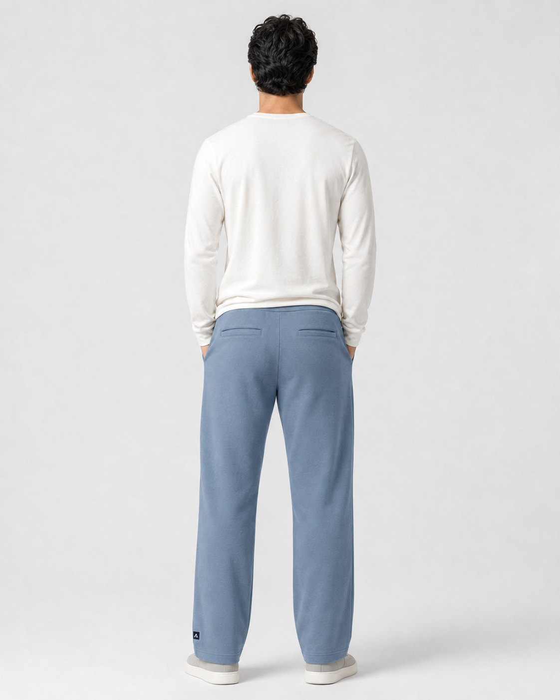 Stillform Straight Leg Sweatpants back studio view